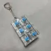 6-button transparent shell/cap