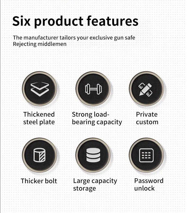 CEQSAFE China Manufacturer Hidden Digital Security Cabinet Box Gun Safe details