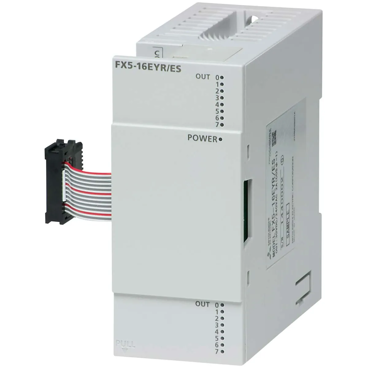Mitsubishi SNAP PLC I/O Module for FX5U CPU 16 X Relay Transistor ...