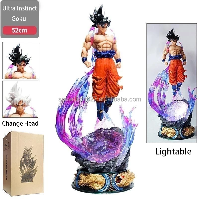 53cm High Quality Custom Gk Ultra Instinct Goku Migatte No Gokui Anime ...