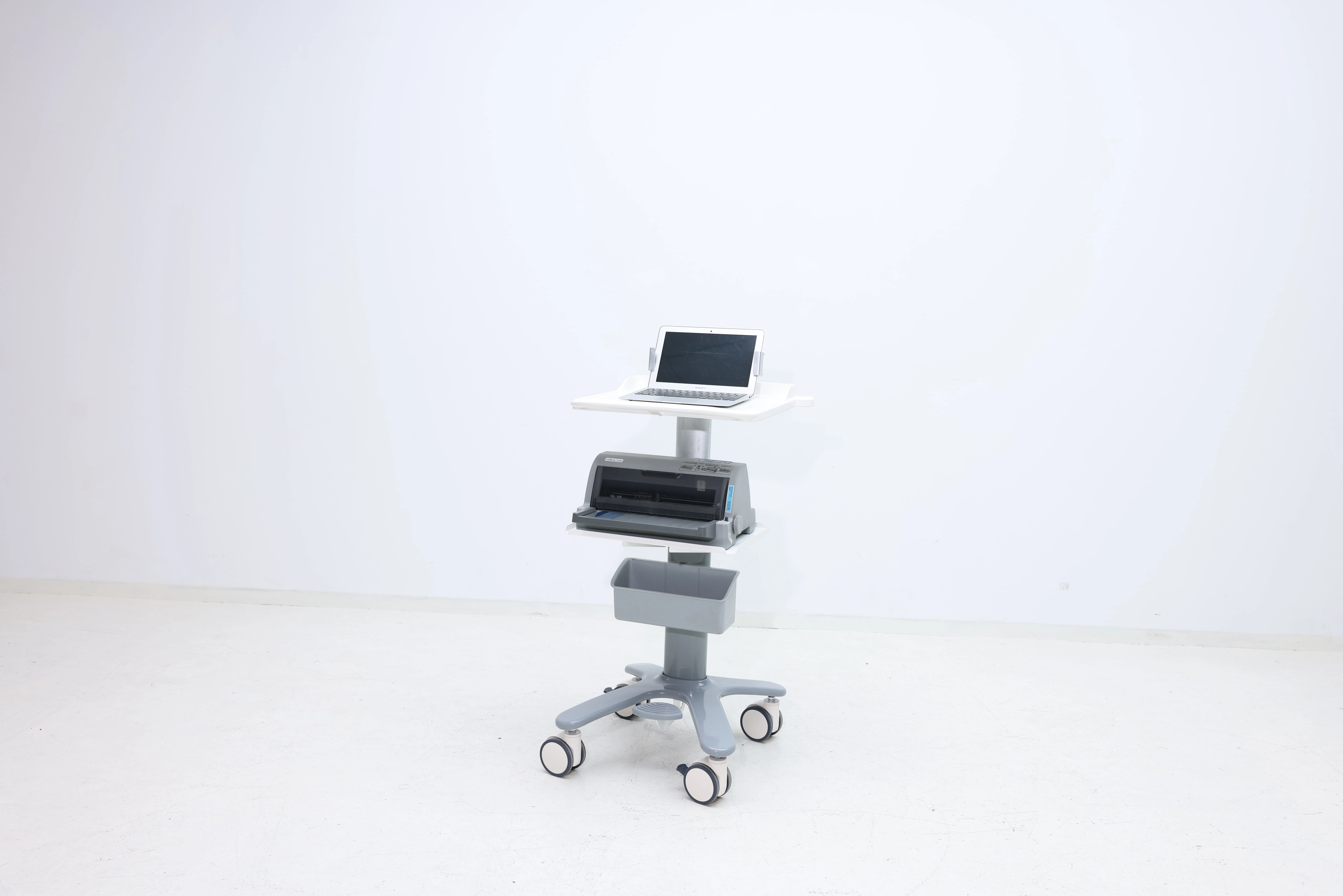 High-Capacity ABS Modern Hospital Document Management Cart CE Certified Dual-Sided 50-Slot Organization 4 Castor Dining School 5