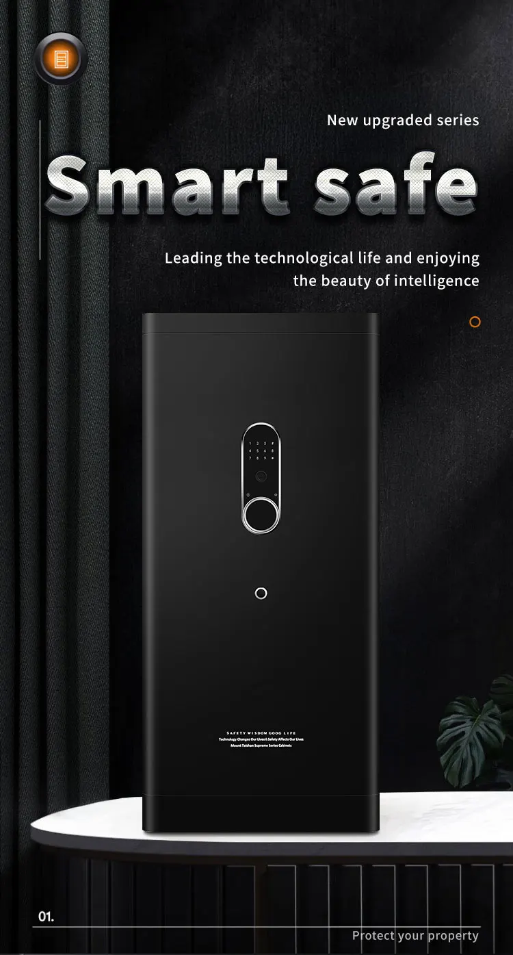 CEQSAFE Home Safe Anti-Theft Storage Box TUYA APP WIFI Password Office Safes factory