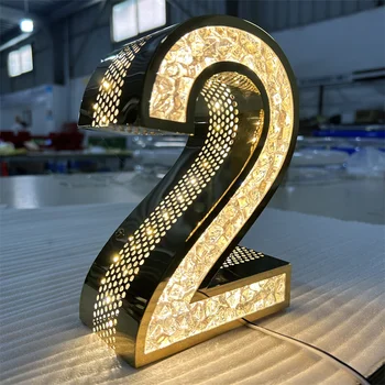 New Product Led Backlit Logo Company Sign Letters Custom 3d Signs for Business Outdoor