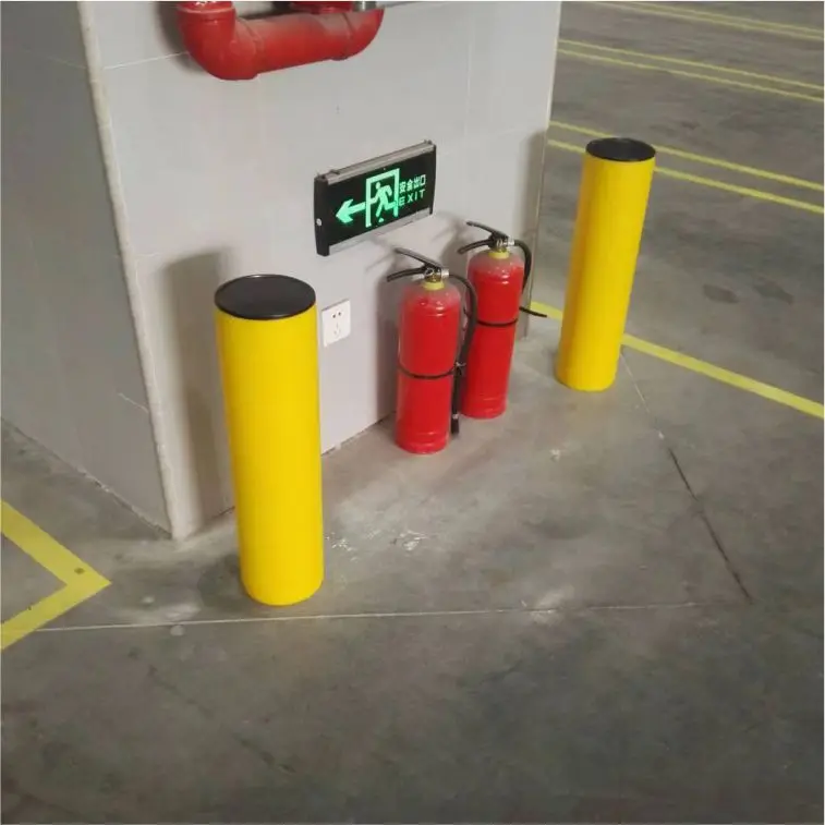 New Warehouse Racking Protection Safety Bollard Flexible Barrier ...