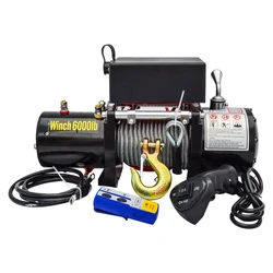Электрический 4x4 другие лебедки 12000 фунтов лодка шпилевые лебедки кабель съемник Jeep Suv лебедка Atv внедорожник автомобильные аксессуары