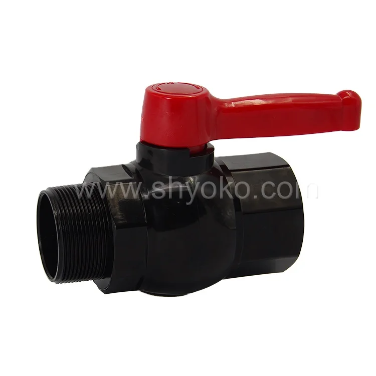 Best Price Superior Quality plastic pvc ball valve male female ball valve