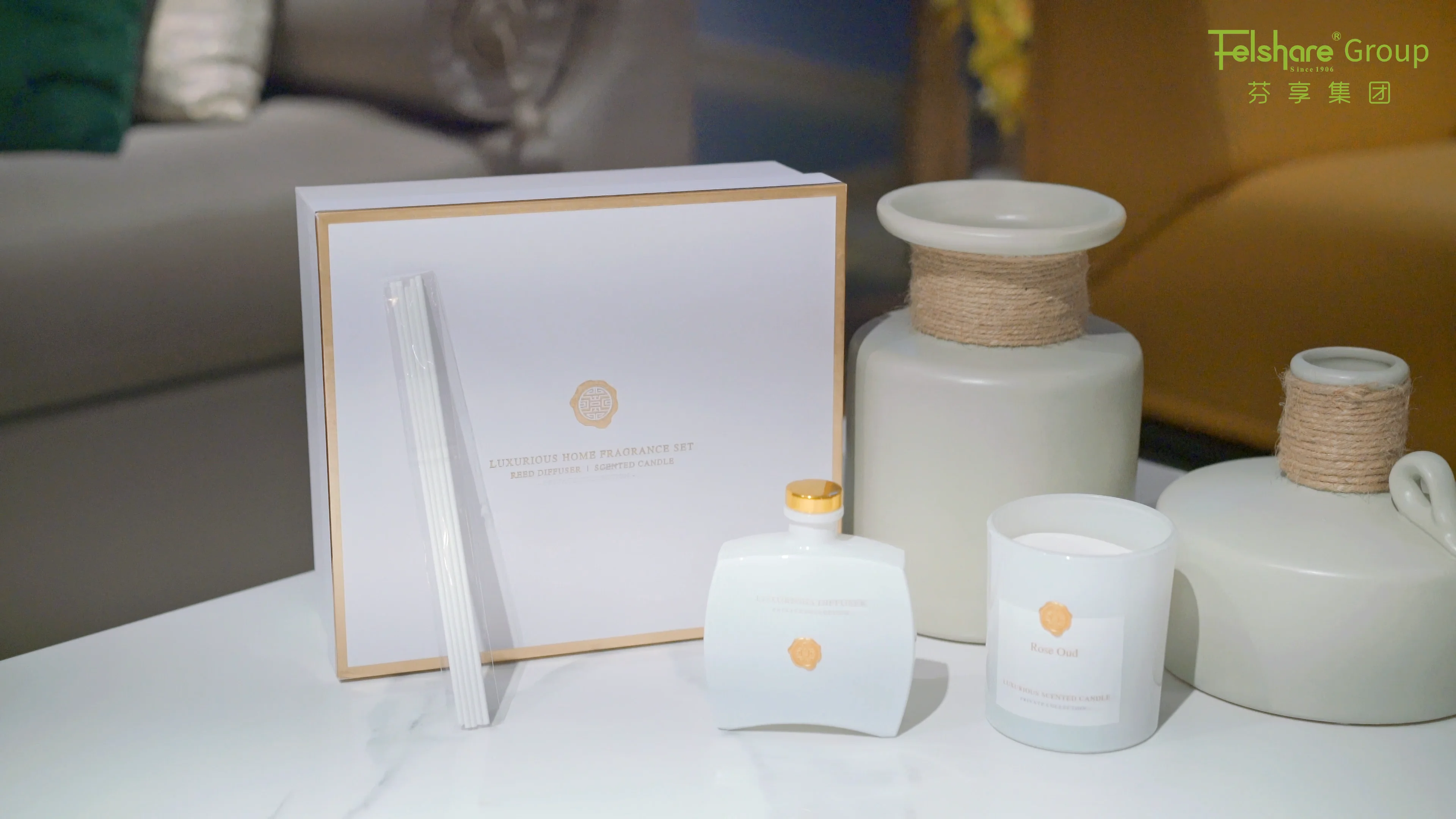 Hot Sale Luxury Packaging Reed Diffuser Private Label Scented 200g ...