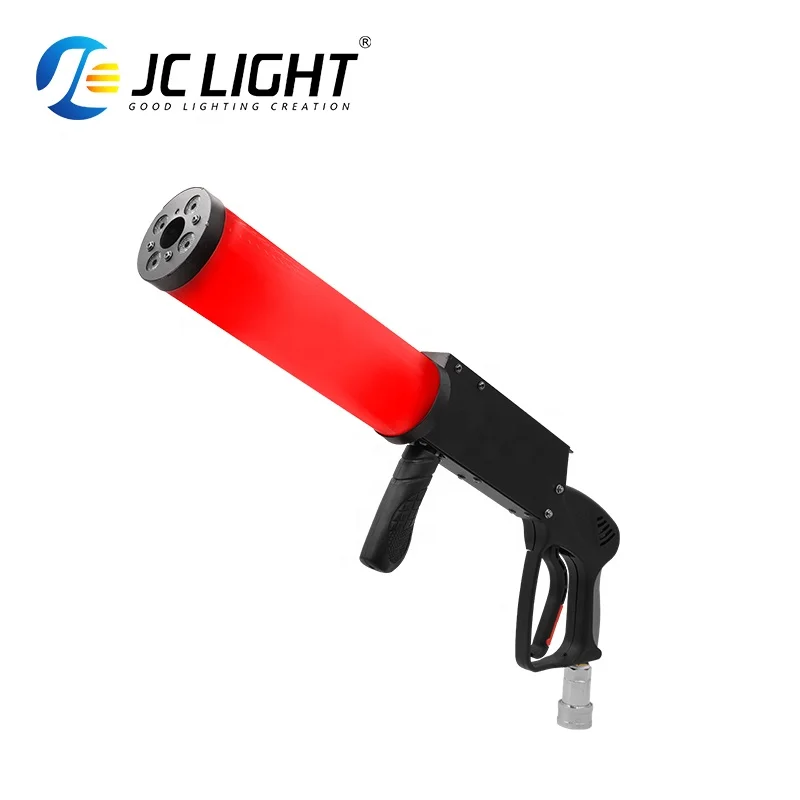 JC Handheld LED Co2 Gun Party RGB Jet Machine Stage Effects Dj Bar Fog Gas Column Smoke Guns