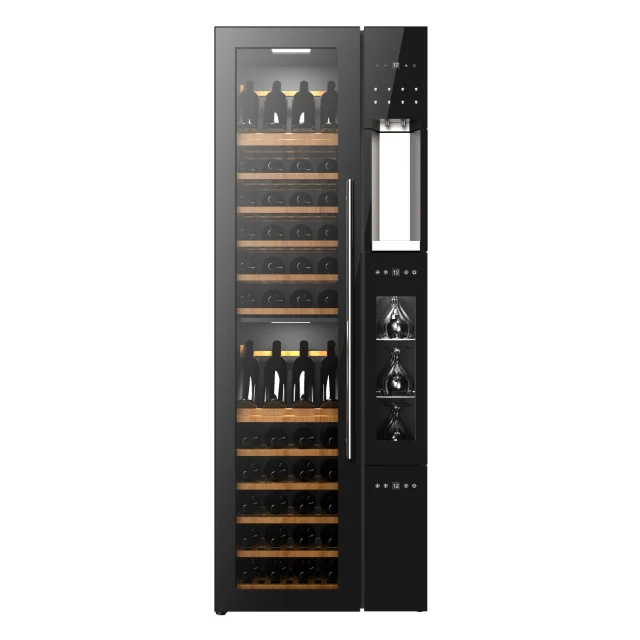 Built In 64 Bottles Wine Cellar Cooler Refrigerator Fridge And Wine
