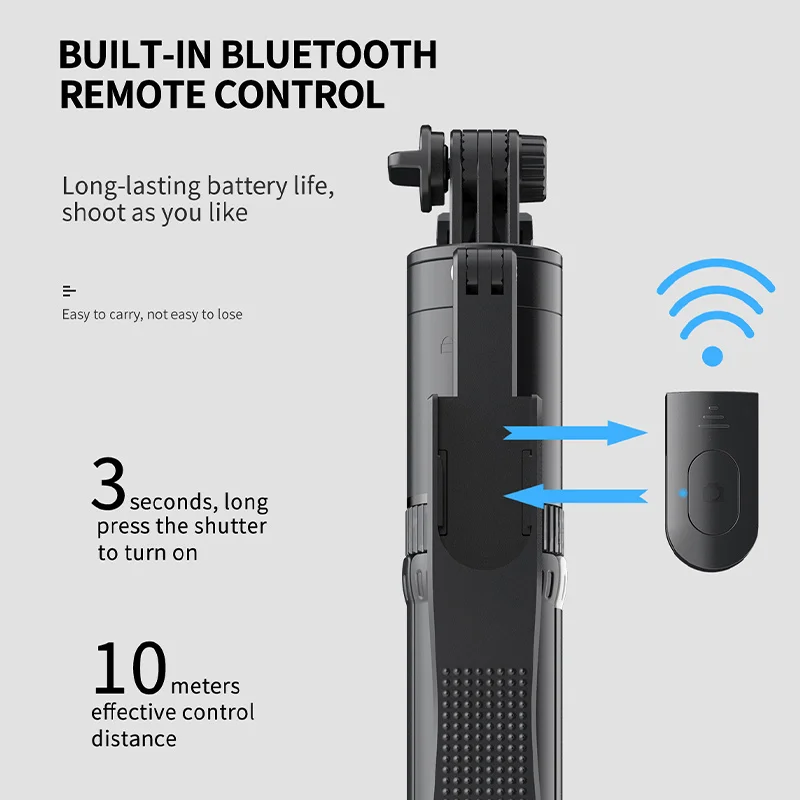 L05 149 см длинная селфи-палка Штатив для мобильного телефона ручная штатив с беспроводным дистанционным