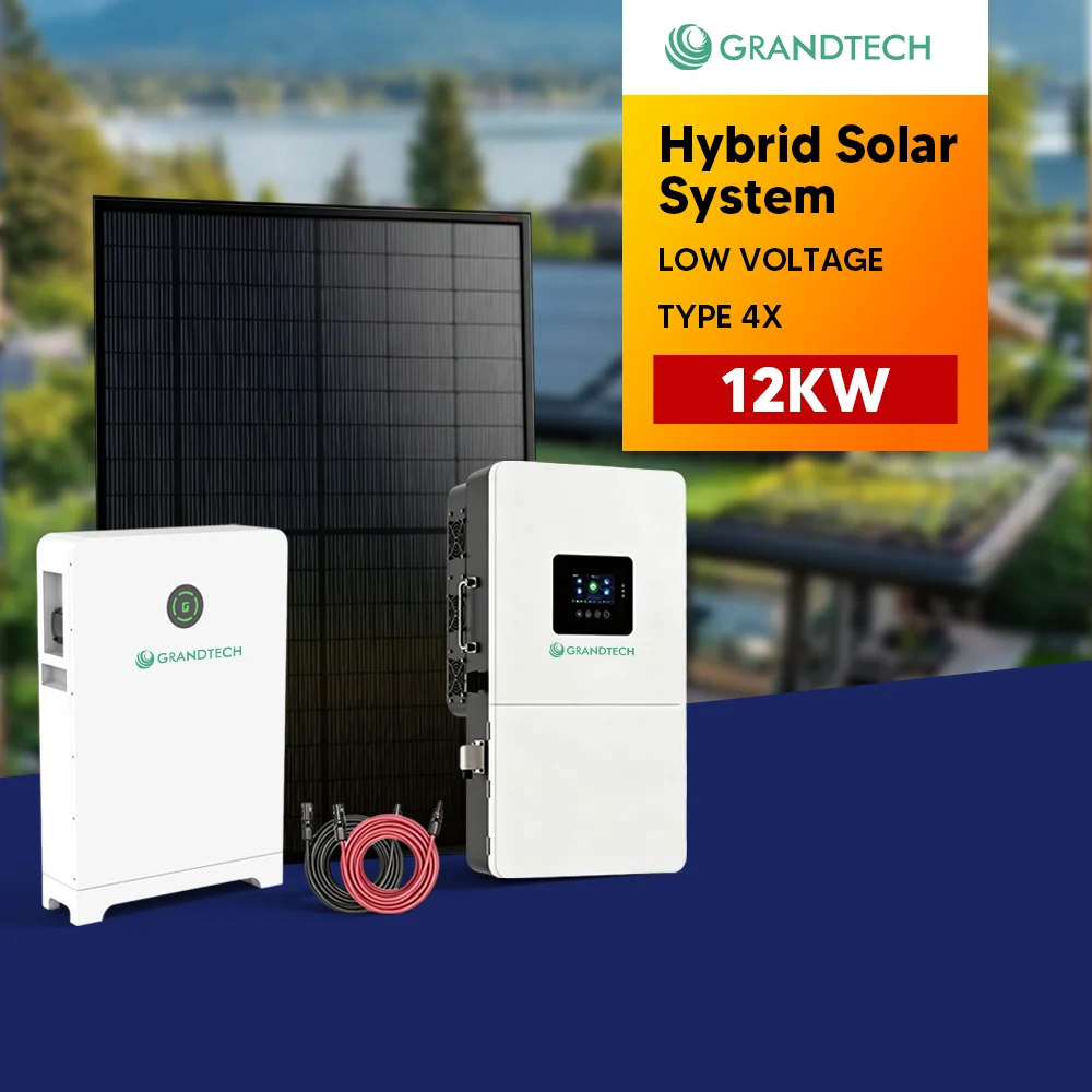 Pecyn Llawn Gartref o Setiau Haul 450 W 8 kW 10 kW 12 kW 15 kW â Chertifiad UL, System Cyfuno Pŵer Haul a Storio Energi