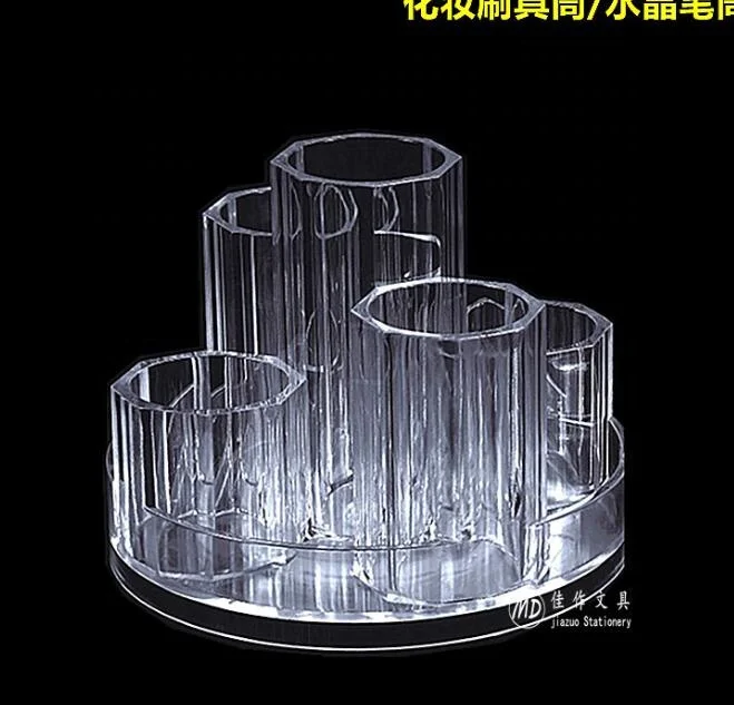 Профессиональная косметическая кисть, офисный набор, акриловые настольные канцелярские принадлежности, подарочный набор, органайзер для офисного стола