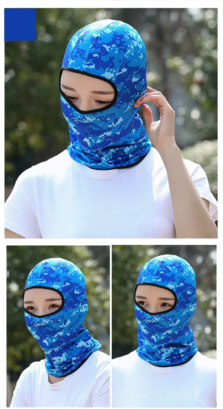 Cycling Cap Ski Full Face Cover Motorcycle Balaclava Hat Hood Neck Dustproof Winter Summer Fleece Covers Thermal Face Cover