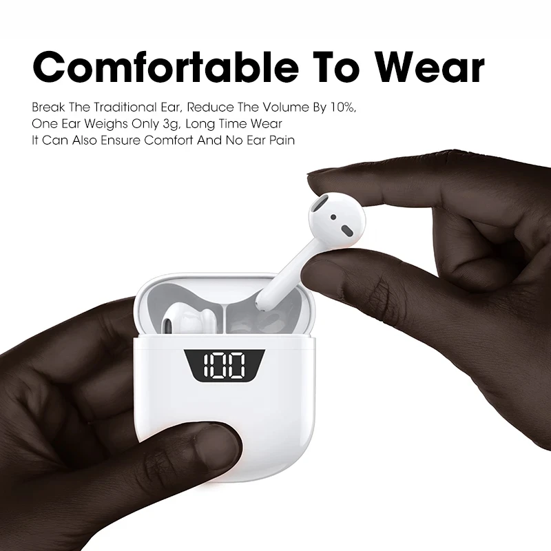 2022 Factory Wireless True Wireless Earbuds J55 In Ear Mini Tws V5.0