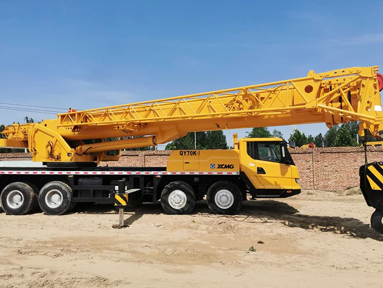 Тяжелое оборудование б/у XCMG бренд грузовой кран 70 тонн QY70K-I