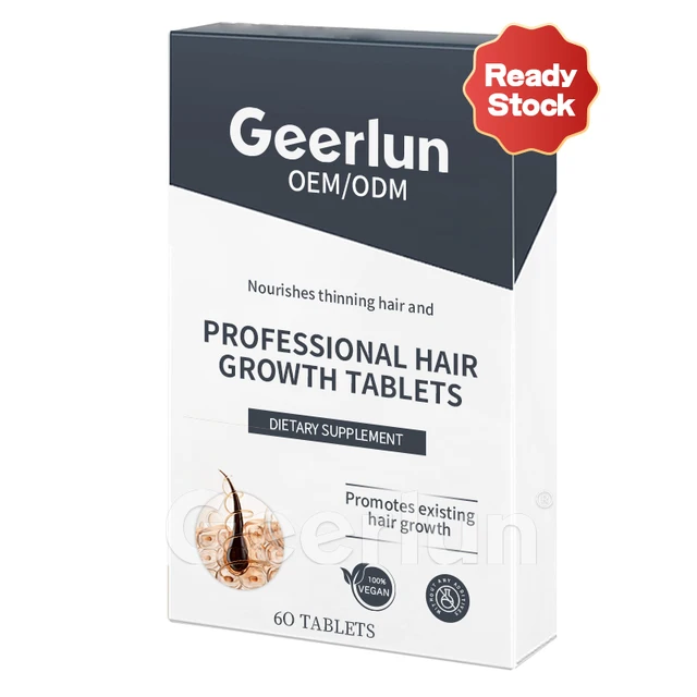 TK Hot Selling Professional Hair Growth 180 Tablets with Biotin Promotes Existing Hair Growth Pills