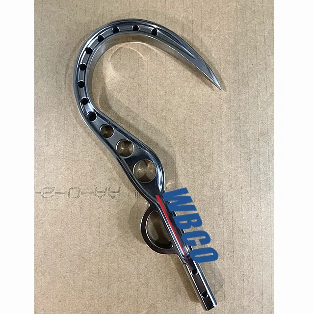 Titanium Gaff Hooks for Deep Sea Saltwater Fish Titanium Gaff Head with Handle Materials Is Carbon Fibre