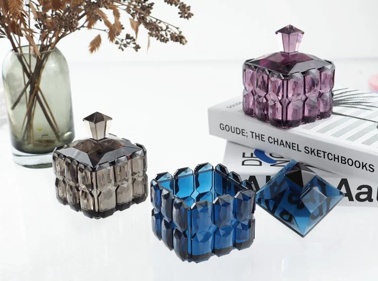 mirror surface high quality silicon mold for storage box and for resin art molds for epoxy resin