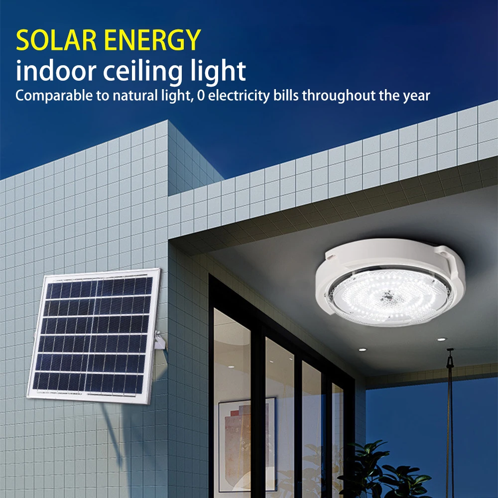 Indoor Solar Ceiling Light Factory Direct With Remote Control Solar