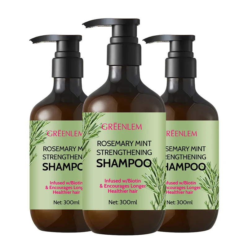 Private Label Skincare OEM ODM Shampoo Para Cabello Hair Cosmetic Product Smoothing Rosemary Shampoo(pic6)