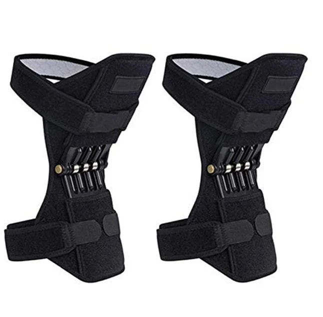 Spring Knee Brace Power Knee Joint Support Stabilizer Pads Knee Booster