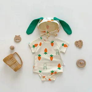 New Fresh One-Piece Romper Baby Boys Girls New Born Cartoon 100% Cotton Casual Baby Rompers