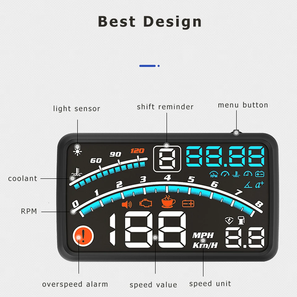 new arrivals vjoycar speed digital meter