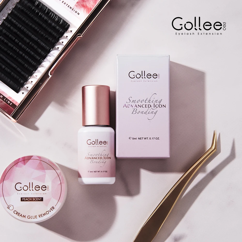 Super Strong Pink Glue Wholesale Waterproof 1 Sec Fast Dry Cluster Eyelash Glue Black Lash Extension Glue Adhesive Bonder