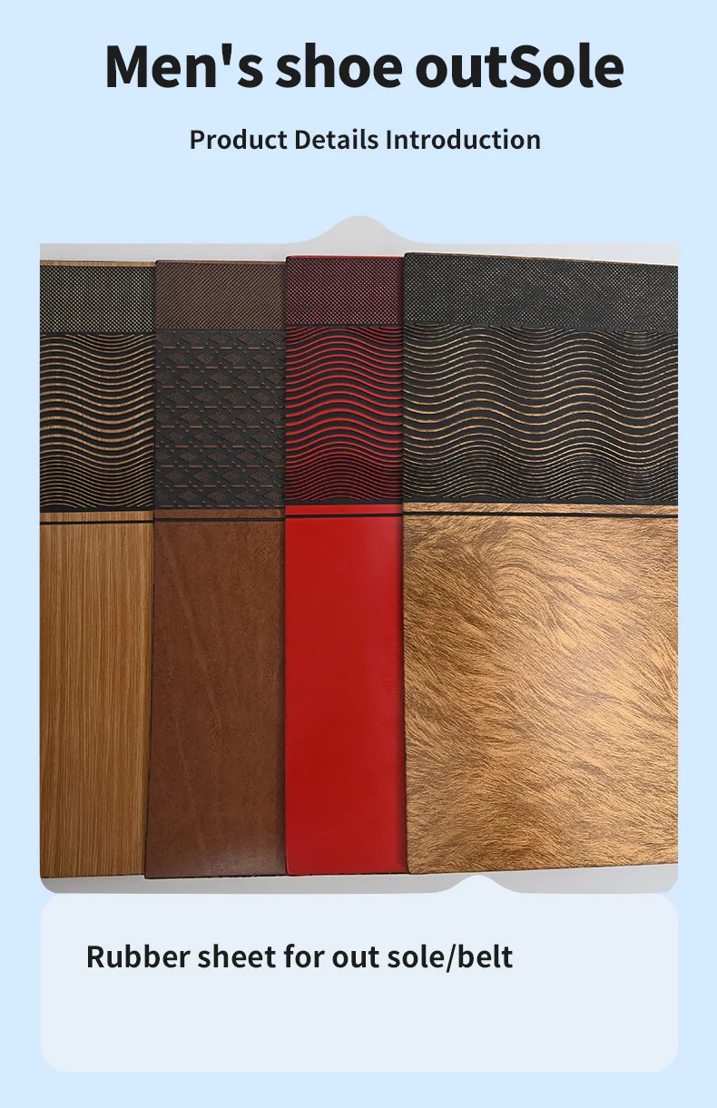 Outsole Rubber Sheet For Sandal Slippers Non Slip Neolite Rubber Sheet