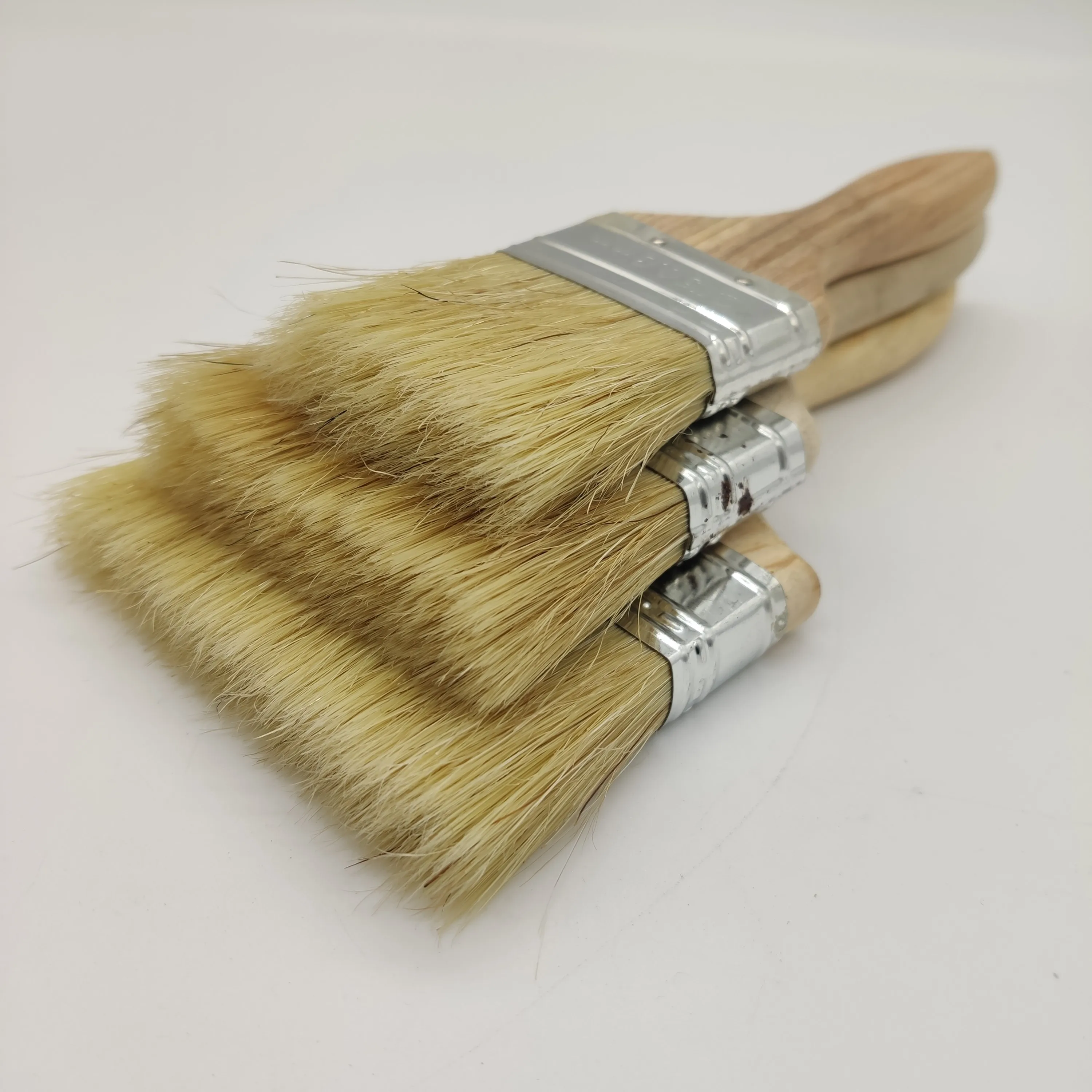 Wholesale high quality natural bristle chip paint brushes with cheap prices