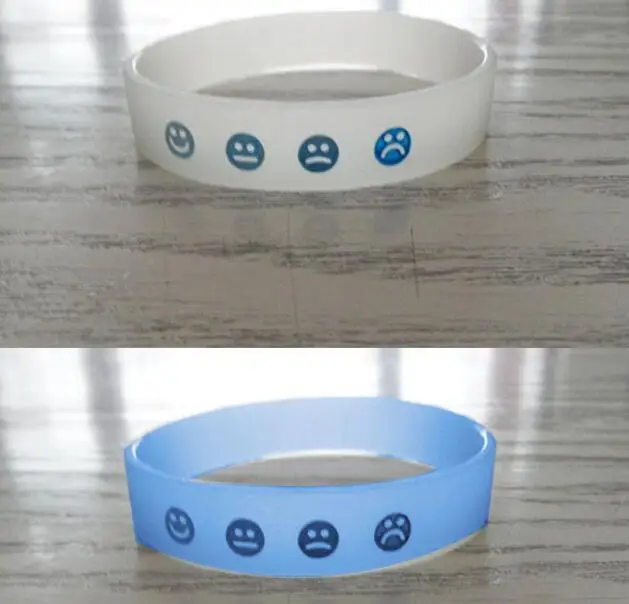 Good Price UV Detector Color Change Silicone Band UV Silicone Bracelet for Meeting Party or Event Gift