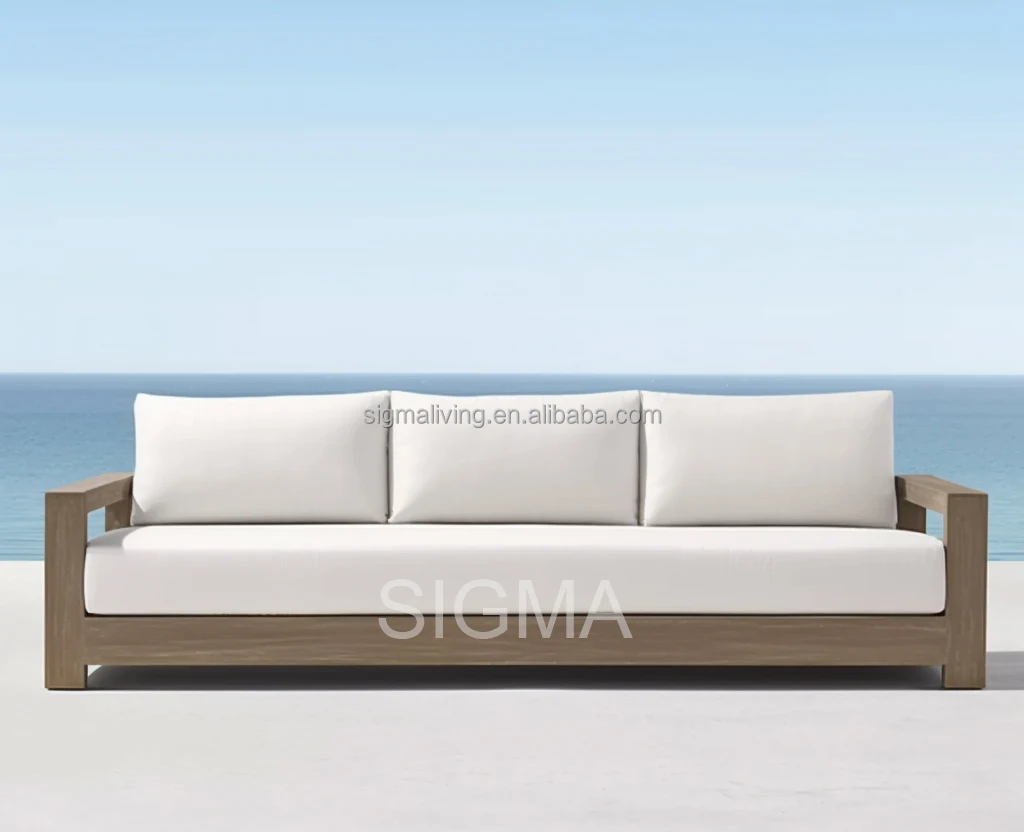 Garden sets wood couch sofa teak outdoor furniture sofa set high-end garden sofas