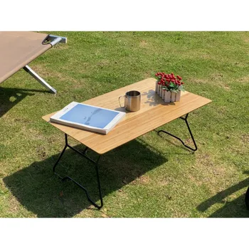 Areffa New Model promotional outdoor BAMBOO folding extension side table vintage slat folding table