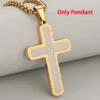 Pendentif en argent et or