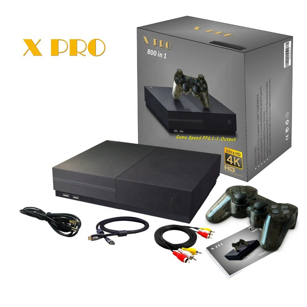 Factory Price X Pro 64 Bit 4k H-d Tv Video Game Console With 800 Classic  Family Games Maximum To 32 Gb Tf Card X Pro 800 In 1 - Buy X Pro Wireless  Tv Video Game Console Built In 800 Games,X Pro ...