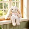 Rainbow dress rabbit