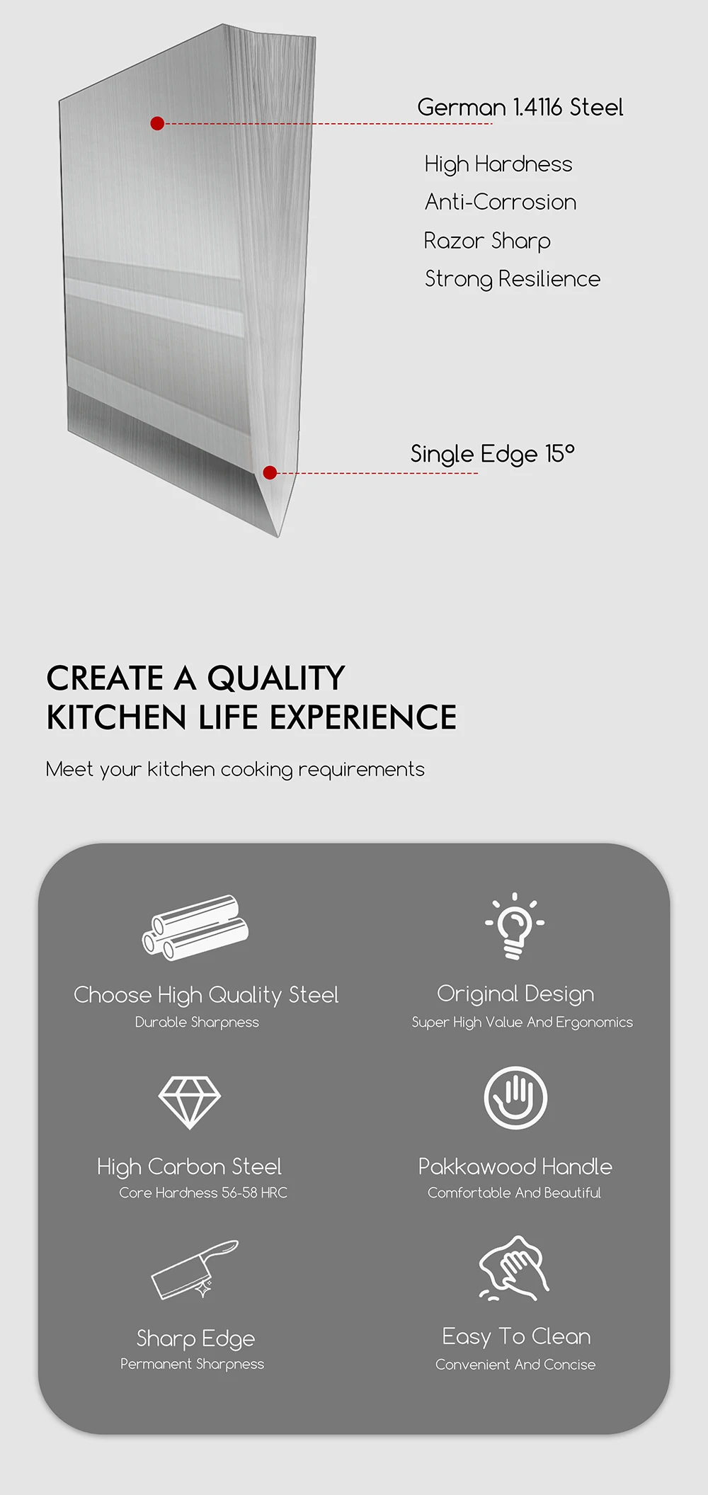 Profi Chefmesser Aus Edelstahl Für Die Küche_voghion.com