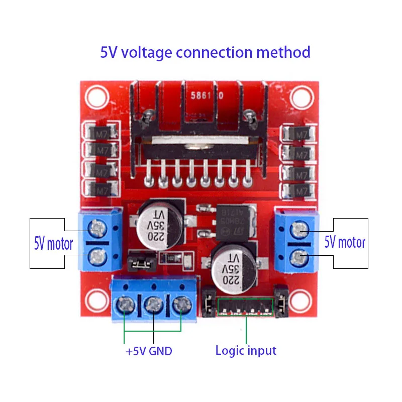 Pcba Design L298n Stepper Motor Driver Board Module Robot In Line Capacitor Pcba Assembly