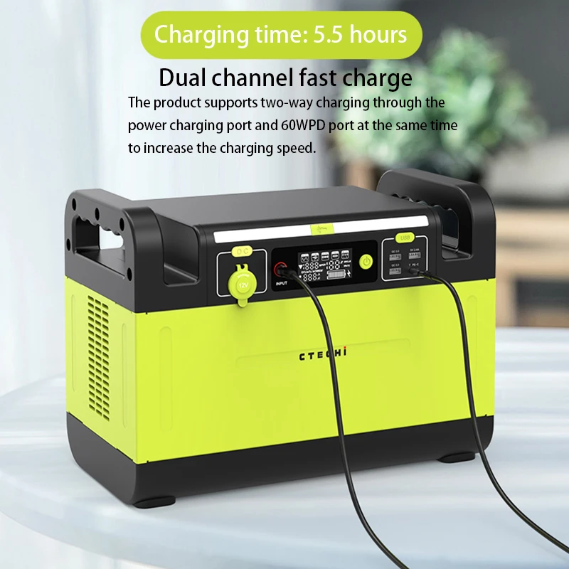 1500W Power Station, Fast Charge