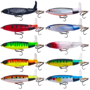 HENGJIA 37g/14cm Hard Plastic Topwater Pencil Lure Wobbler Walking Stick Bait Big Game Pencil Fishing Lure – Popper – view 3