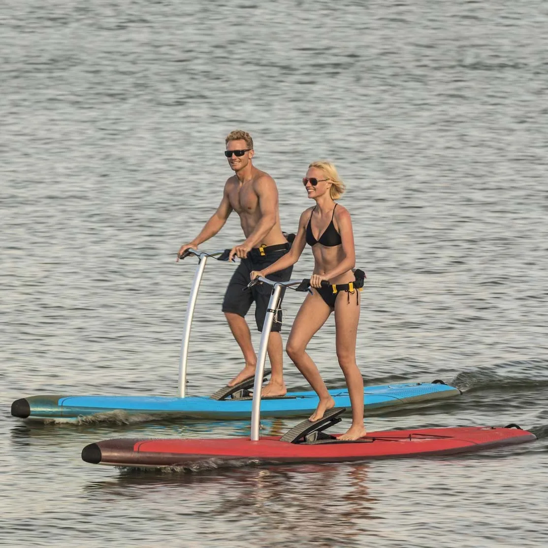 Single Person Inflatable Floating Water Bike Pedal Water Bike on Water Pedal Boat
