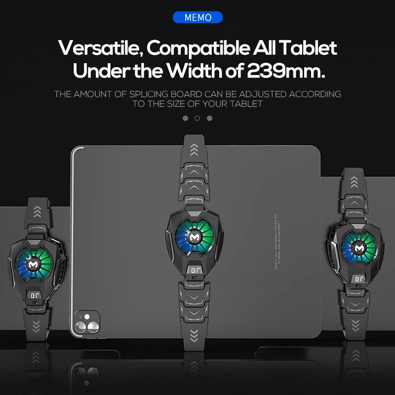 Latest Design MEMO DL05 Cooler for Tablet Cooler Pad for Ipad