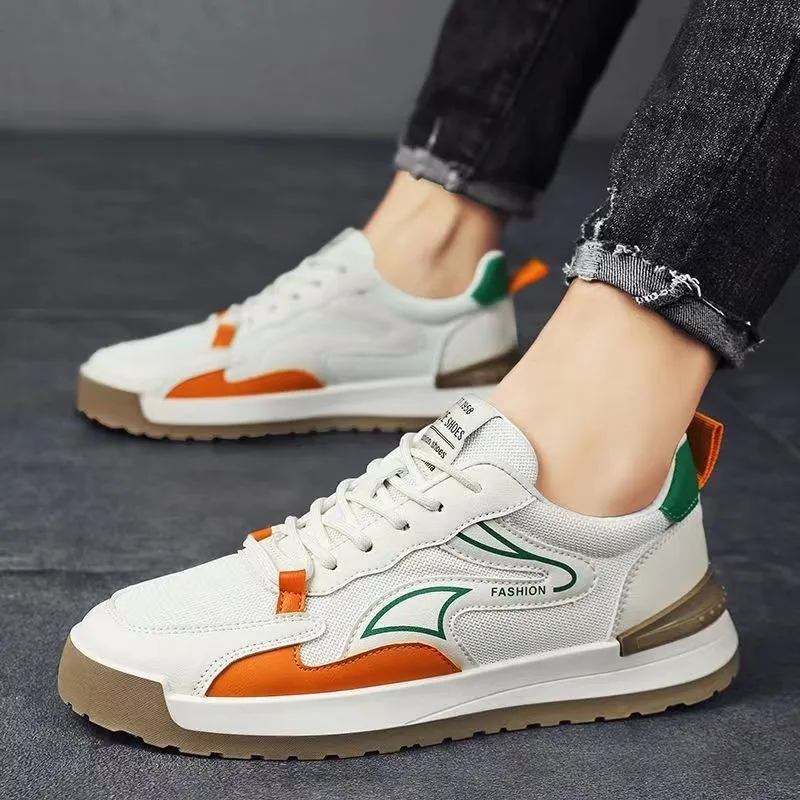 Men's trendy shoes, men's and women's breathable casual sports shoes, retro and versatile men's shoes