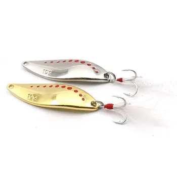 New Leech Sequins Long-Distance Lure Zinc Alloy Artificial Hard Bait for Bass with Hooks – Hard Lure – view 2