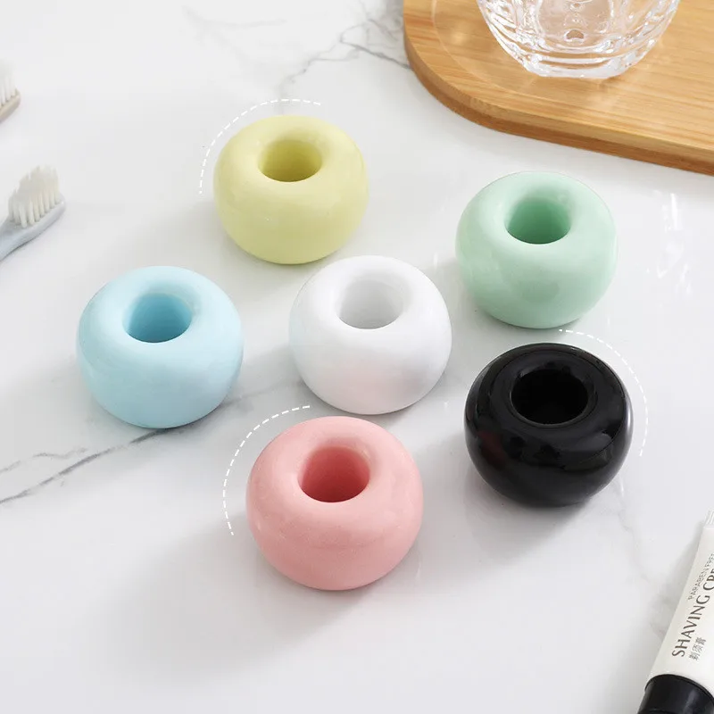 Лидер продаж на amazon, керамический держатель для зубной щетки для ванной комнаты, для одной зубной щетки