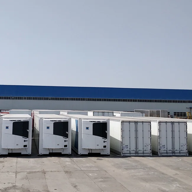 Slxi-серия SLXi 400 Серия thermo king 40 футов холодильный блок прицеп на продажу