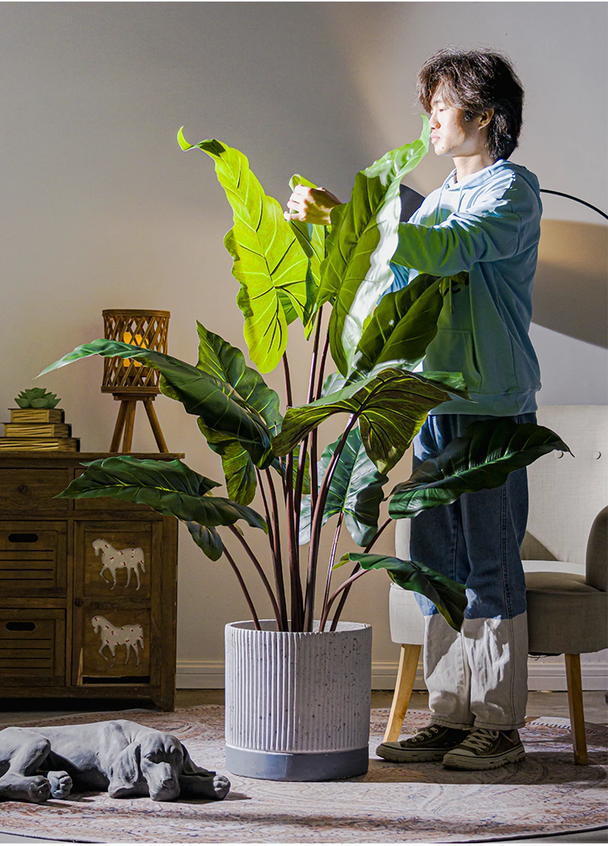 High Quality Home Office Hotel Decor Simulation Greenery Plastic Artificial Tree Artificial Plants Greenery  Factory Hot Sale manufacture