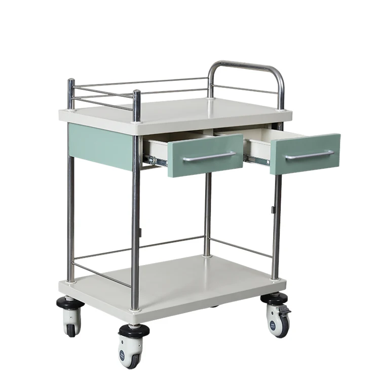 YXG-24-2 Chinese Factory Wholesale Customized Stainless Steel Hospital Emergency Treatment Trolley
