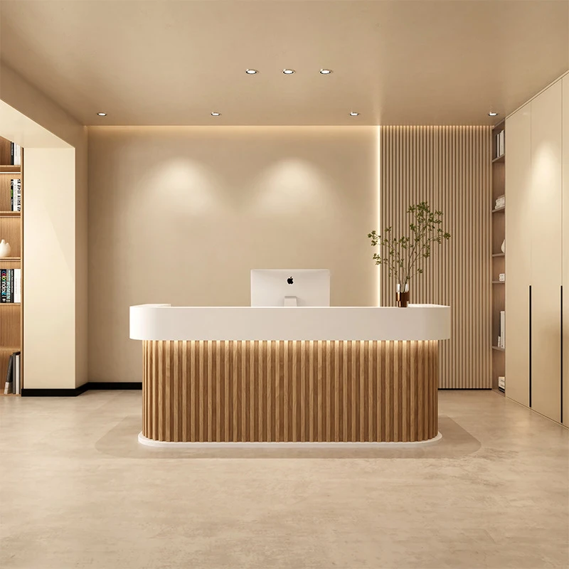Luxury Reception Desk - Small Beauty Salon Counter Bar