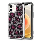 Diamond Case Cover Electroplating Leopard Glitter Diamond Phone Case Back Cover For Iphone 13 Pro Max
